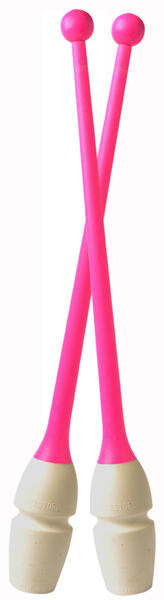 Massues  Pastorelli encastrables 40,5 cm bicolores blanc/rose