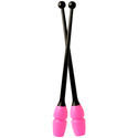 NOUVEAU ! Massues Pastorelli encastrables Enfant 36 cm  bicolores Noir/Rose 