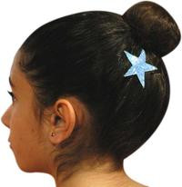 Barrettes pailletées forme étoile