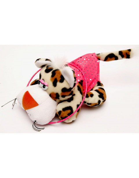DORINA le guépard avec cerceau rose
