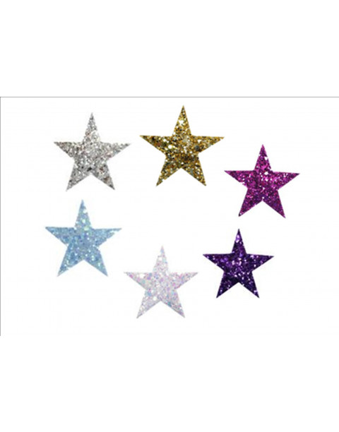 Barrettes pailletées forme étoile