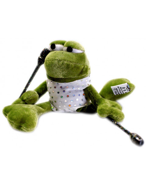 RAYA la grenouille avec massues pailletées
